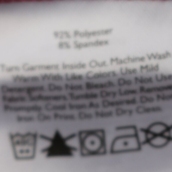 Eddie Bauer Pink Fold Over Waistband Poly Knit A-Line Athleisure Skirt Sz MEDIUM - Picture 8 of 8